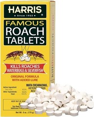 Harris Roach Tablets, Boric Acid Roach and Insects Killer with Lure, Alternative
