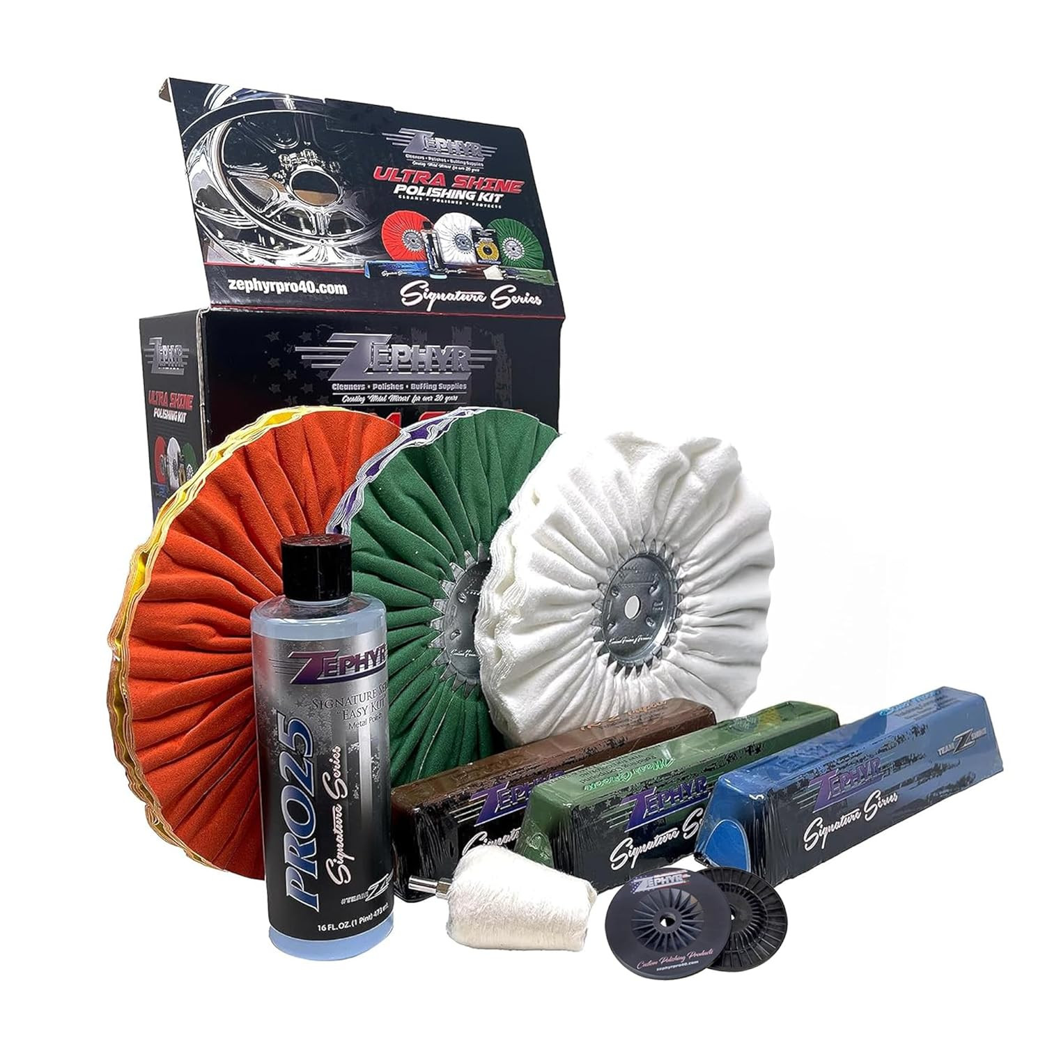 Pro Aluminum Forged Wheels & Stainless Detailing Metal Polishing Ultra Shine Kit gallery