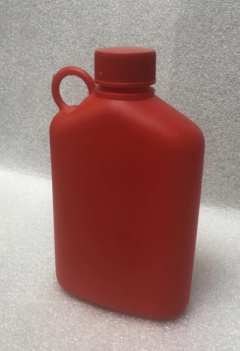 Plastic Alcohol Flask - Red - 2 Pack - 300ml - 10oz Free Shipping gallery