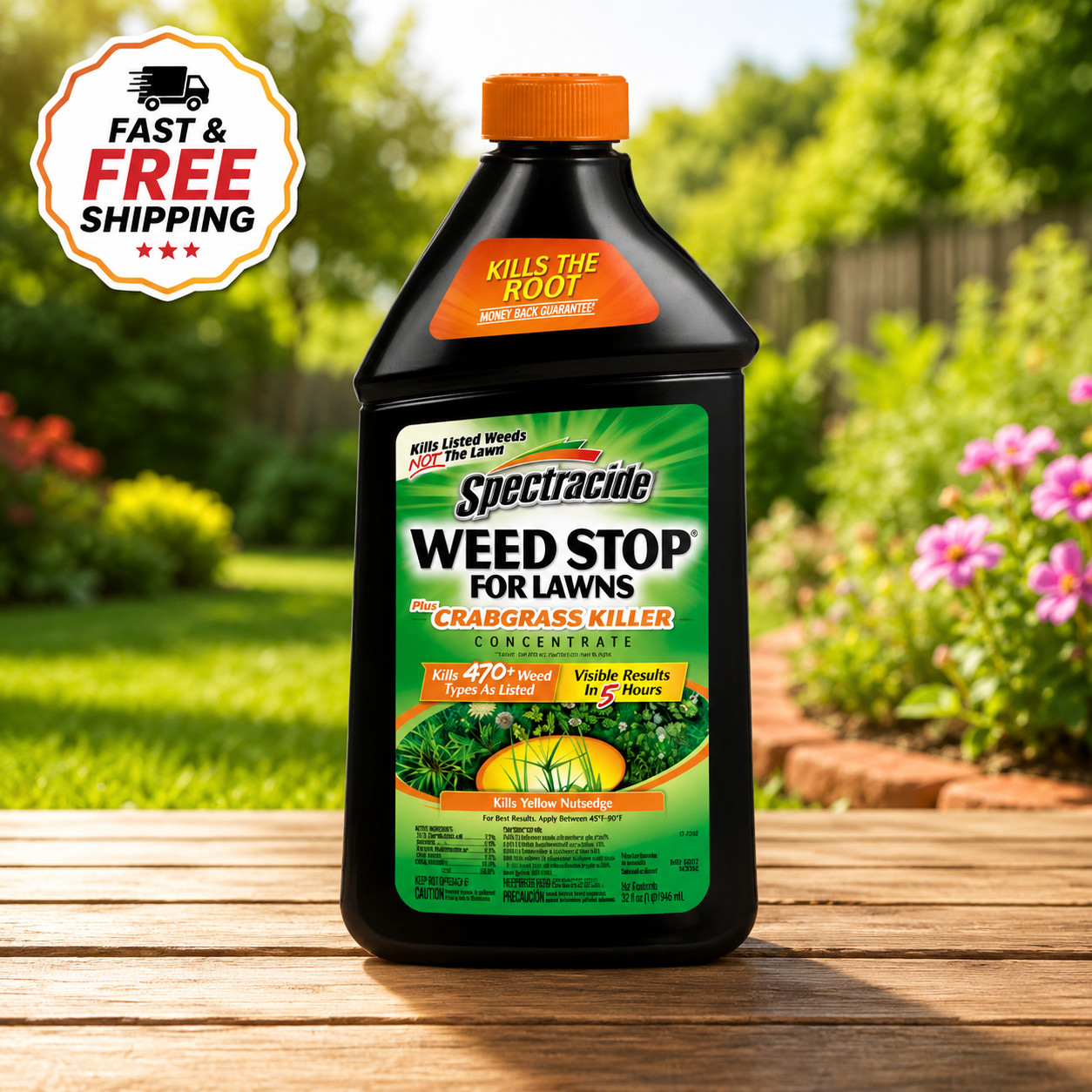 Spectracide Weed Stop for Lawns Plus Crabgrass Killer Concentrate, 32 Ounces gallery