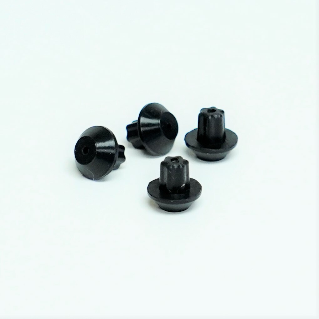 Gas Range Burner Grate Foot, Rubber, Pack of 4 for GE WB2K101, WB02T10461 gallery