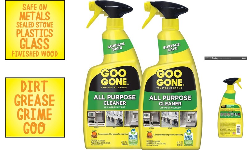 Versatile All-Purpose Cleaner - Citrus Scent - 64oz Plant-Based Spray Duo gallery