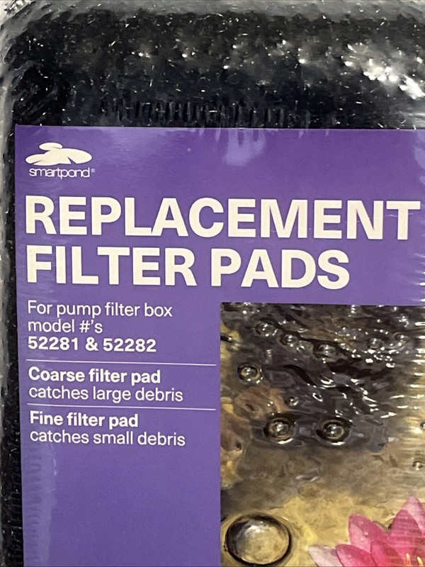New- Sealed Smartpond Replacement Filter Pads Models 52281 52282 Coarse & Fine gallery