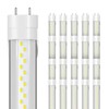 ELEKICO 20-Pack 4ft T8 LED Tube Light 24W 3600LM Daylight 6500K Dual-End gallery