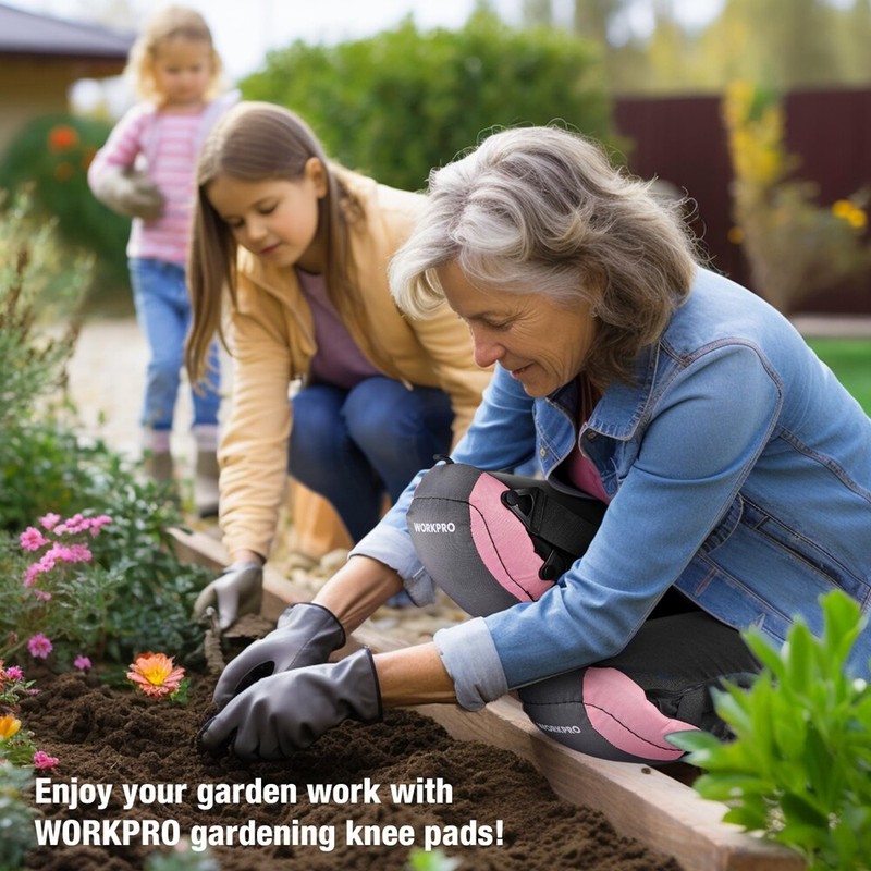 WORKPRO Knee Pads for Work, Construction, Gardening, Flooring, Carpentry, Garage gallery