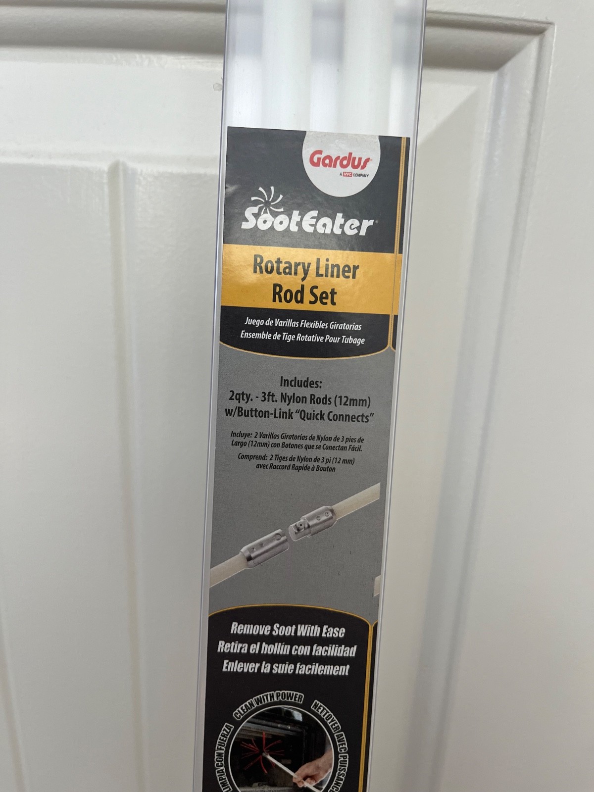 Gardus SootEater 6 Ft. Extension Rod Kit for SLK-24 SLK-33 Chimney Liner Rotary gallery
