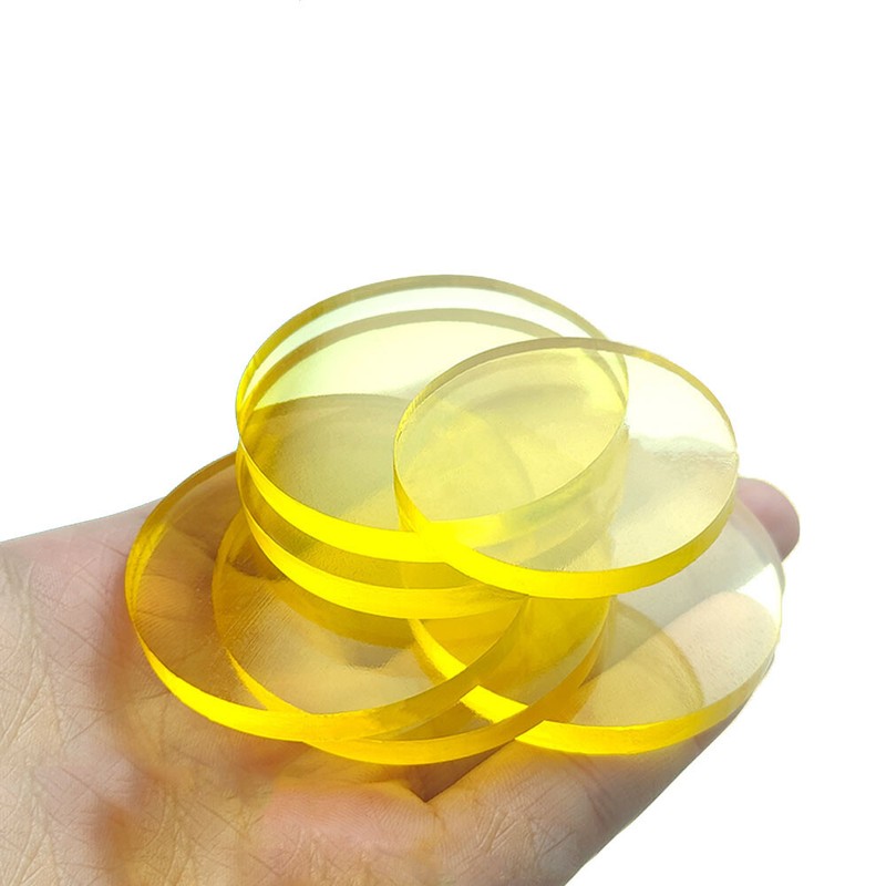 Solid Round Polyurethane Sheet PU Damping Pads Gaskets Dia 10-100mm Thick 1-8mm gallery