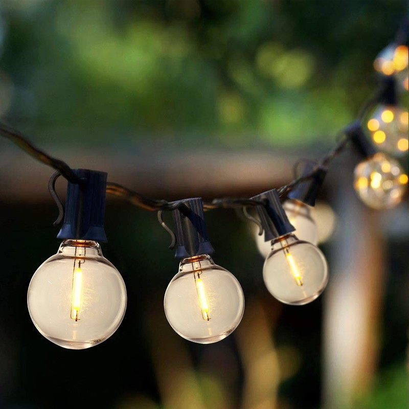 200FT Outdoor String Lights LED Patio Light Waterproof Shatterproof 102 G40 Bulb gallery