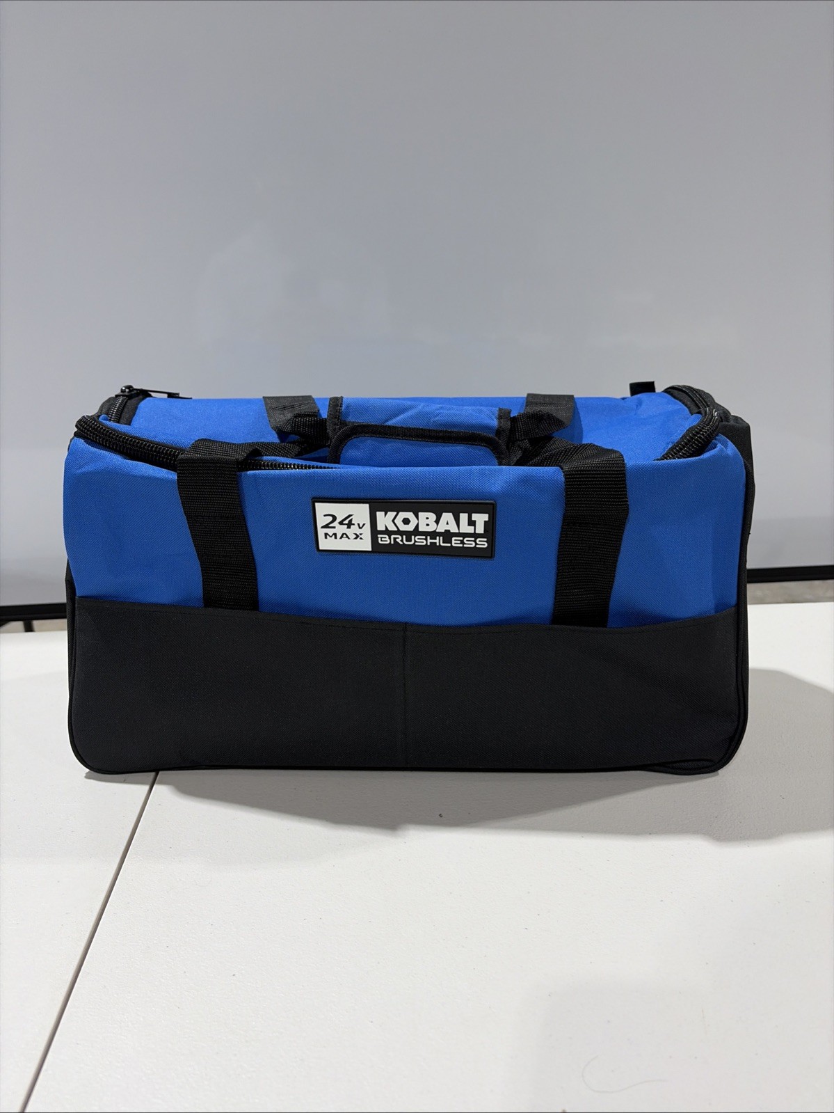 NEW Genuine Kobalt Blue Black Polyester 19-inch Heavy Duty Tool Bag gallery