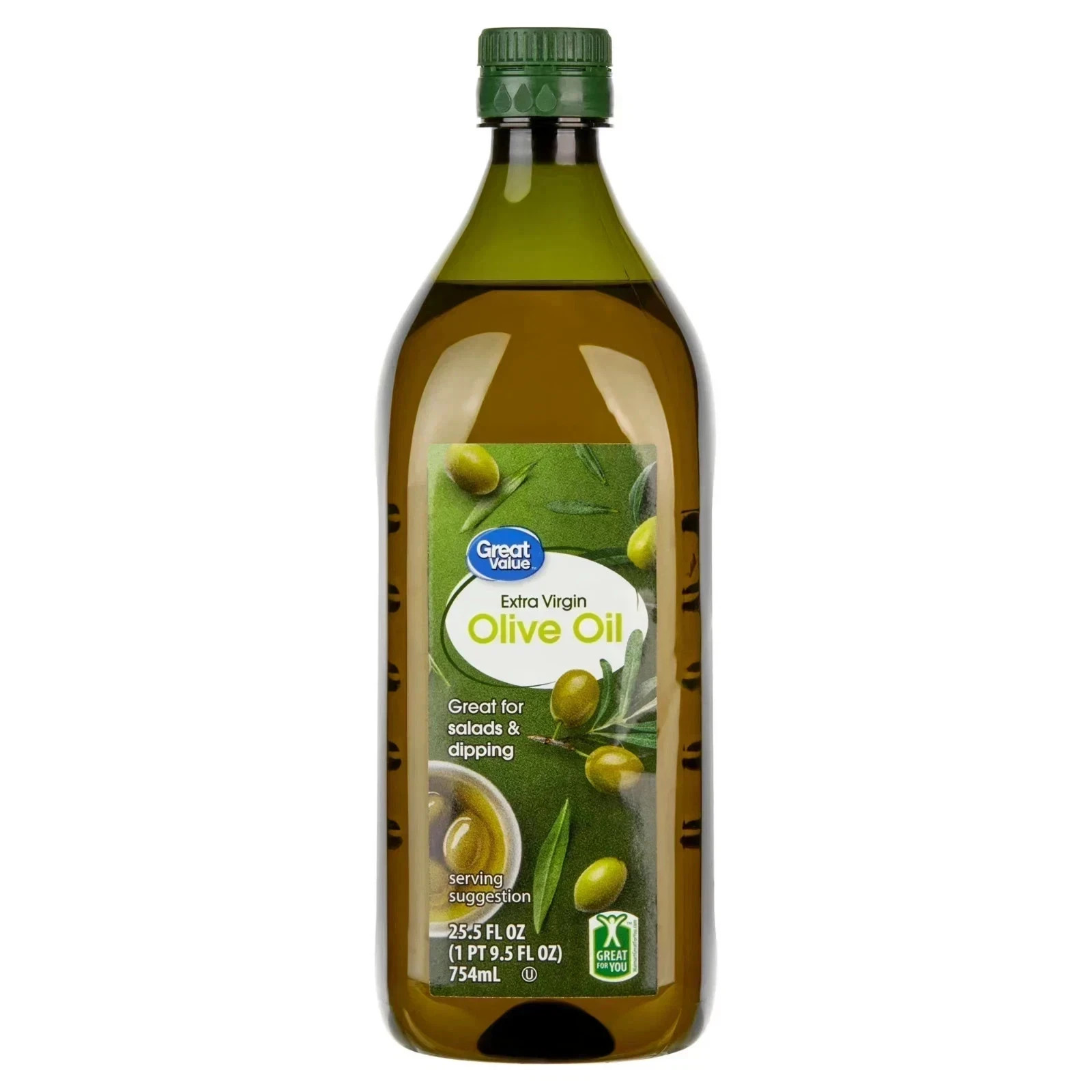 Great Value: 100% Extra Virgin Olive Oil, 25.5 fl oz FREE & FAST SHIPPING gallery