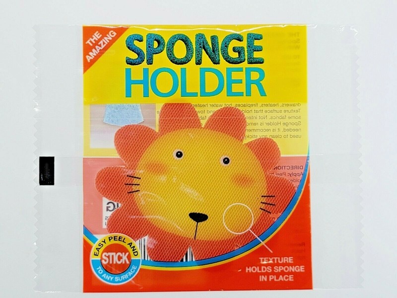 Kitchen Sponge Holder Frog Pig Cow Lion Peel & Stick Amazing Farm Animals gallery