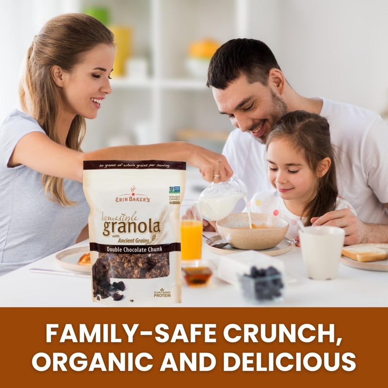 Erin Baker’s Homestyle Double Chocolate Granola with Ancient Grains - Made fr... gallery