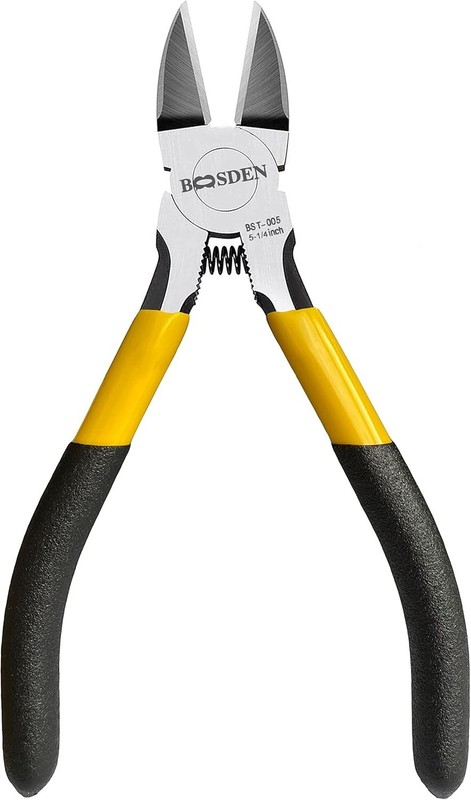 5 Inch Ultra Sharp Flush Cut Wire Cutters Diagonal Pliers for Jewelry Crafting gallery