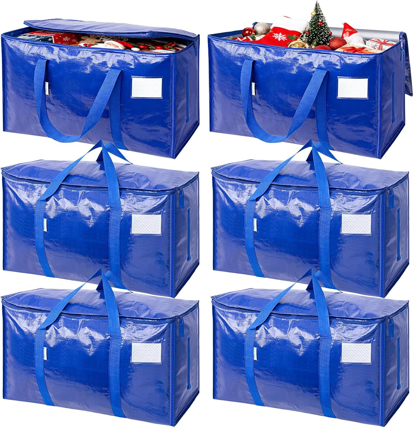 TICONN 6 Pack Extra Large Moving Bags Heavy Duty with Zippers & Carrying Handles gallery
