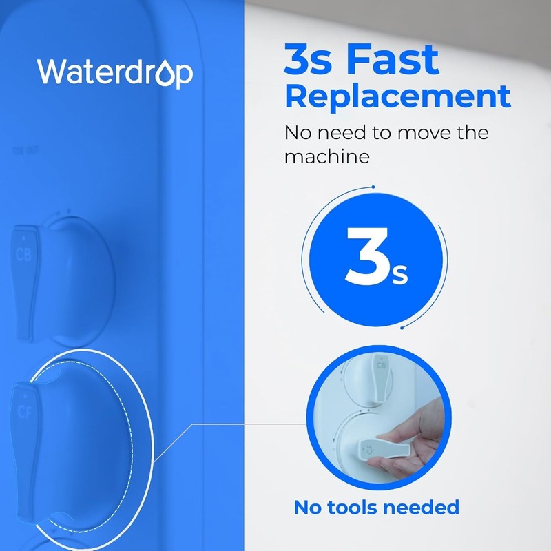 Waterdrop WD-G3-N2RO Filter, Replacement for WD-G3-W Reverse Osmosis System gallery
