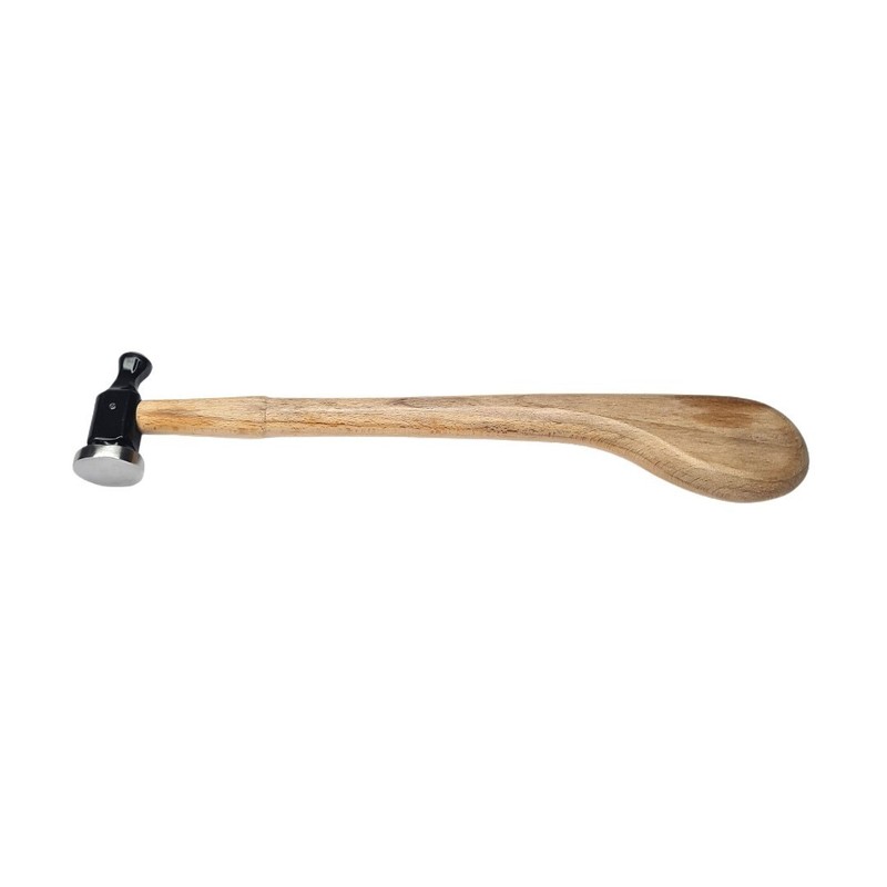 Flat Face German-Type Chasing Hammer Black - Jewelry Making Flattening Forming gallery