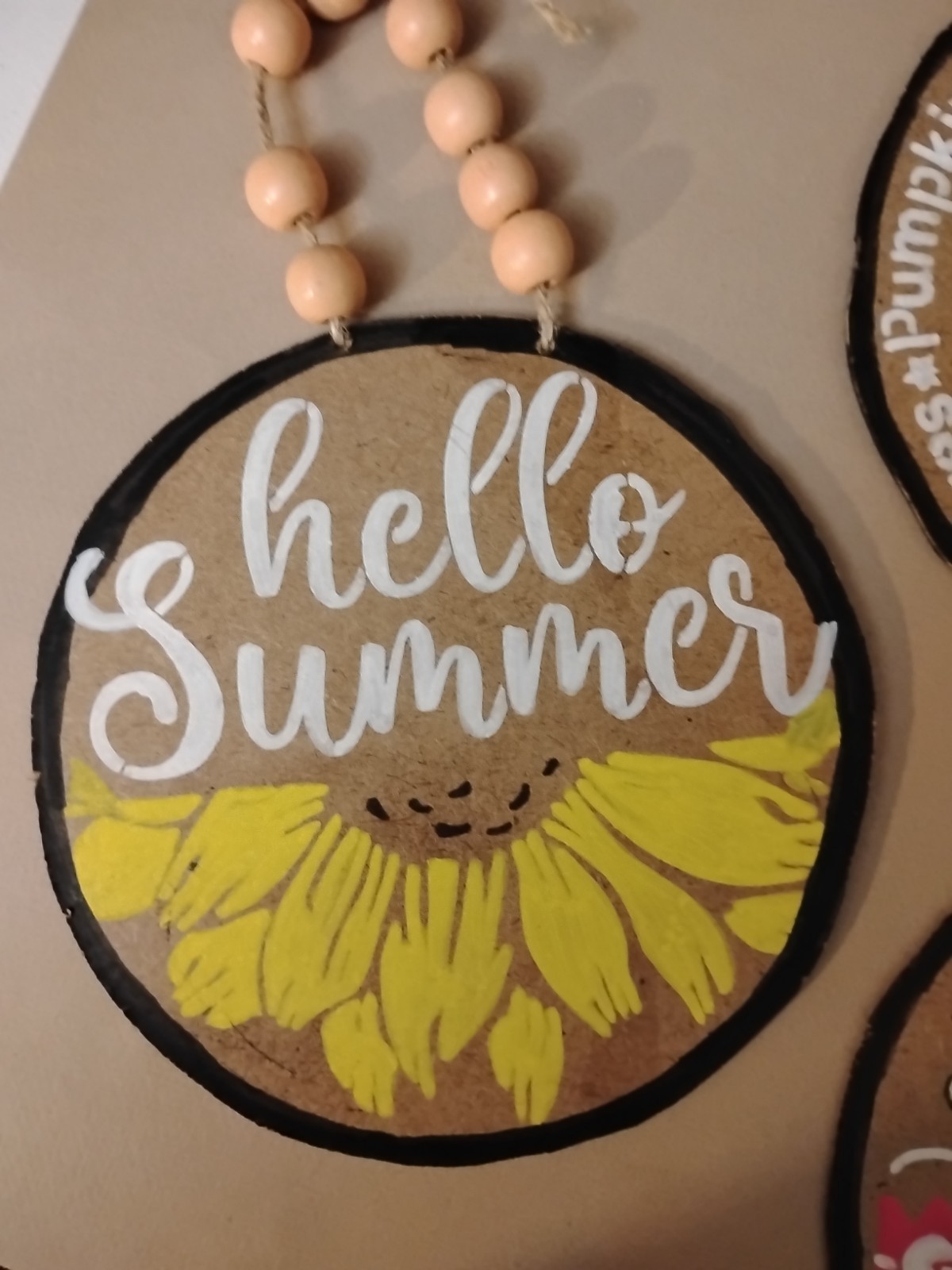 3 Homemade 8' Fall, Spring & Summer Door Signs gallery
