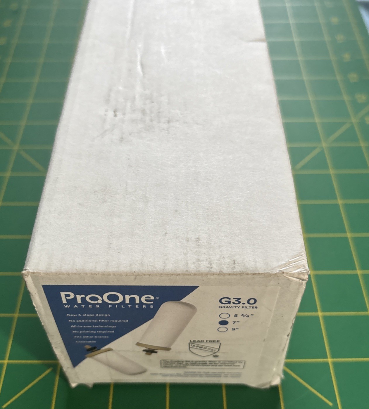 Gravity Water Filter ProOne G3.0, 7" Filter Elements NEW, Open Box gallery