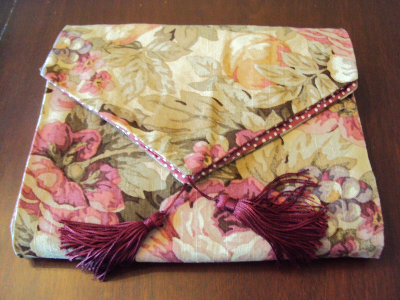 Rose Green Gold Fruit Floral Reversible Table Runner - 10 x 77 inches gallery