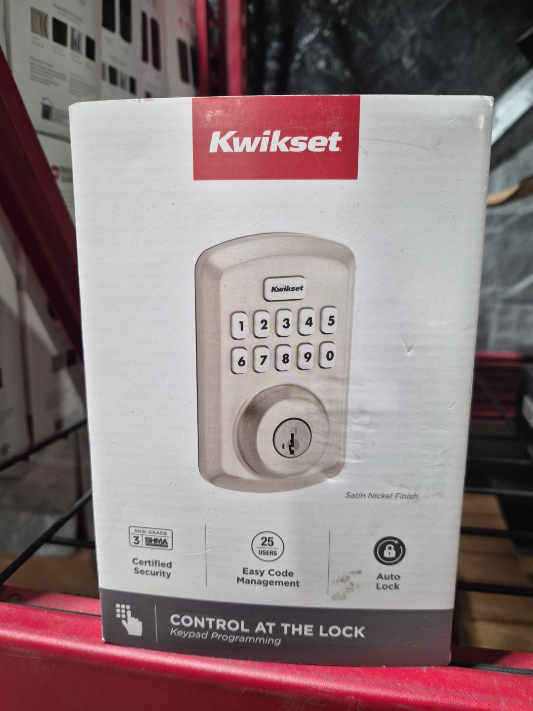 Kwikset Powerbolt 250 10-Button Keypad Satin Nickel Transitional Electronic gallery