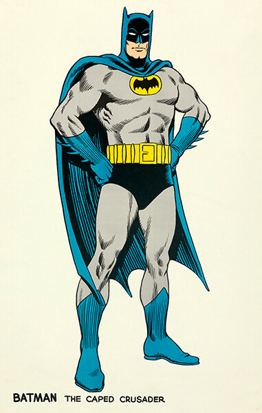 Batman - The Caped Crusader - 1966 - POP Art Poster gallery