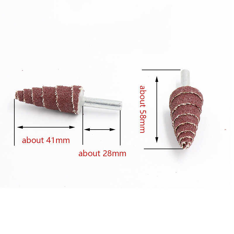 15mm - 80mm Sanding Flap Wheel Disc Sandpaper Abrasive 6mm Shank Drill 80 Grit gallery