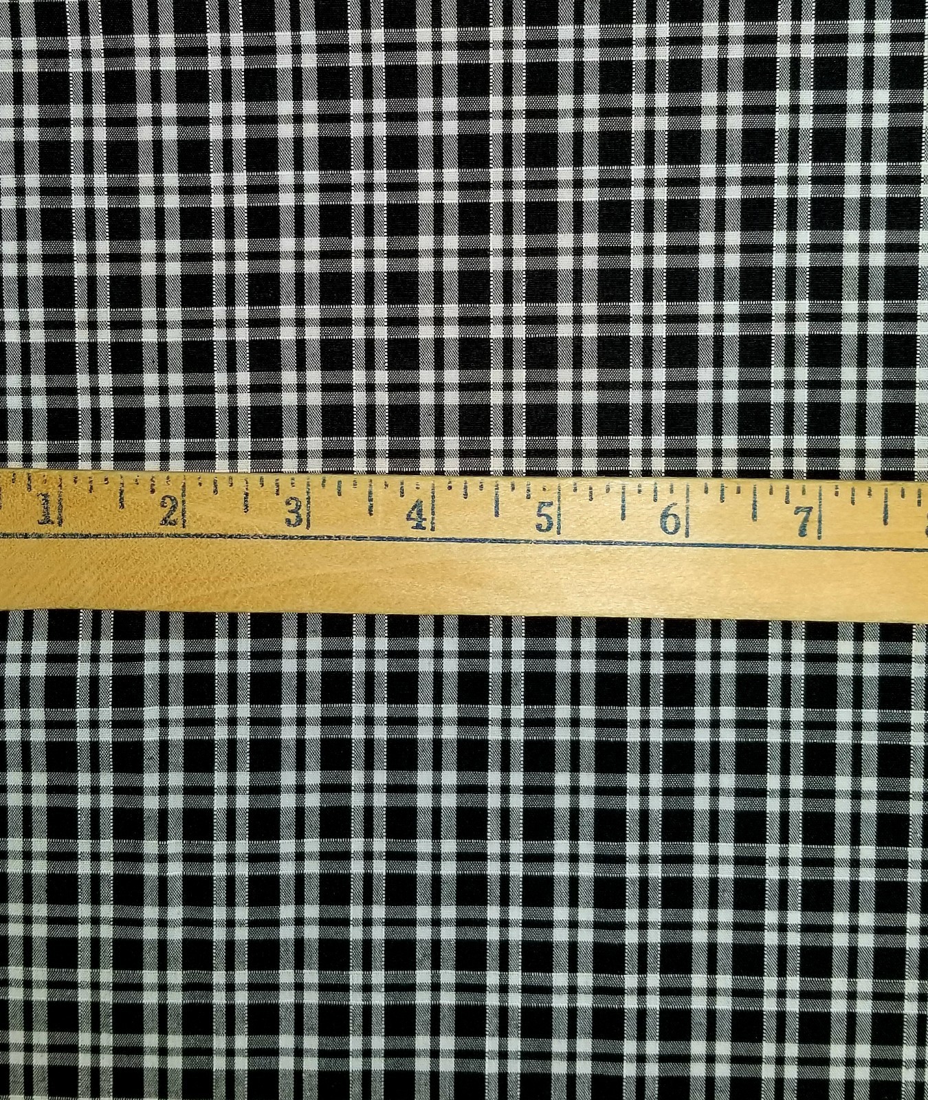 BTY Small Black Plaid Oak Hills High Quality New Cotton Fabric! gallery