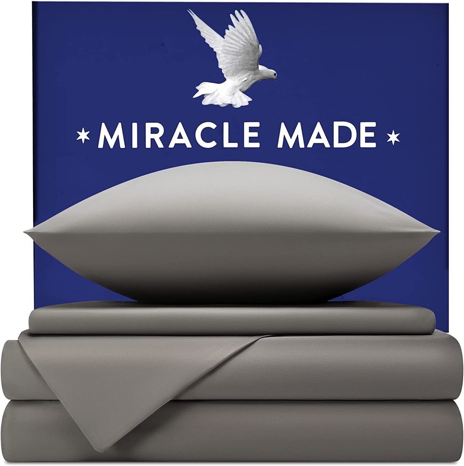 Miracle Made Extra Luxe Bed Sheets Set – 4 Piece Bed Sheet all sizes available! gallery