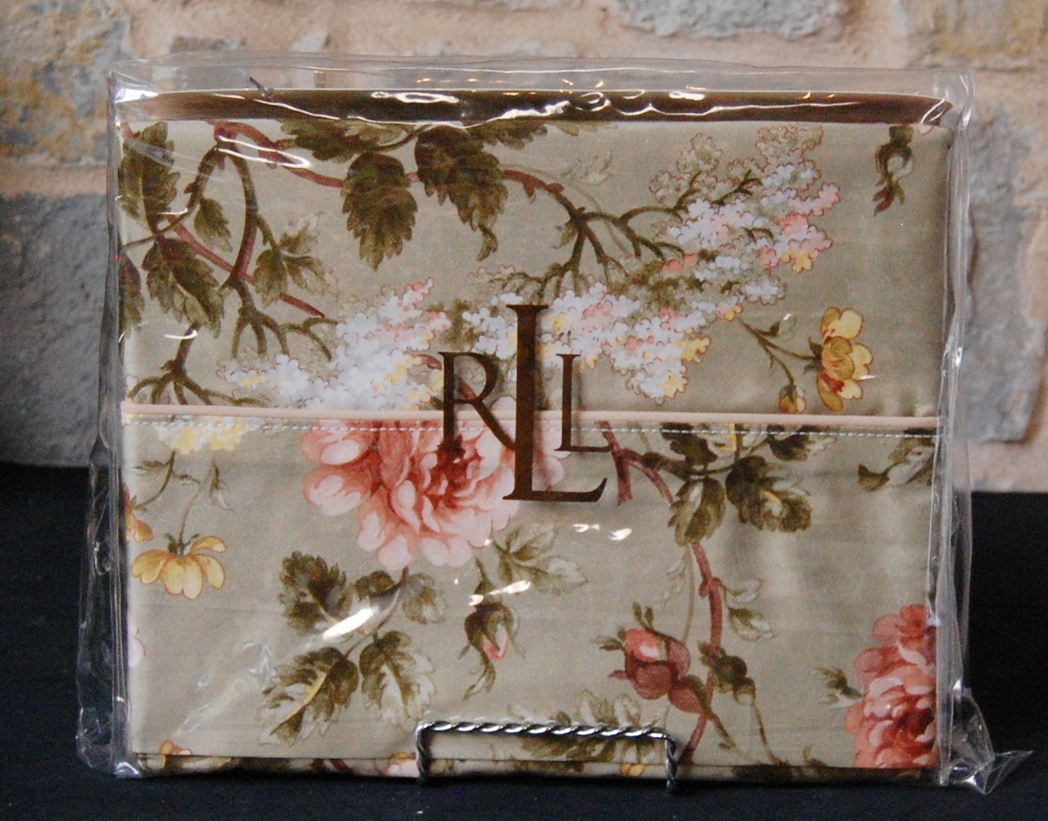 ralph lauren YORKSHIRE ROSE TWIN FLAT SHEET / retired & rare / NIP floral gallery
