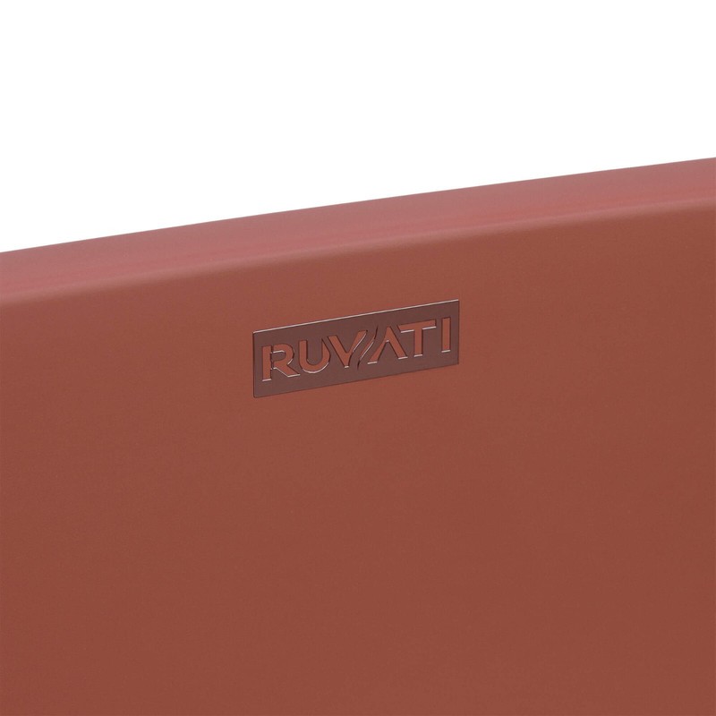 Ruvati 19" Sedona epiStone Solid Surface Modern Bathroom Sink- RVB2119TL REFRB gallery