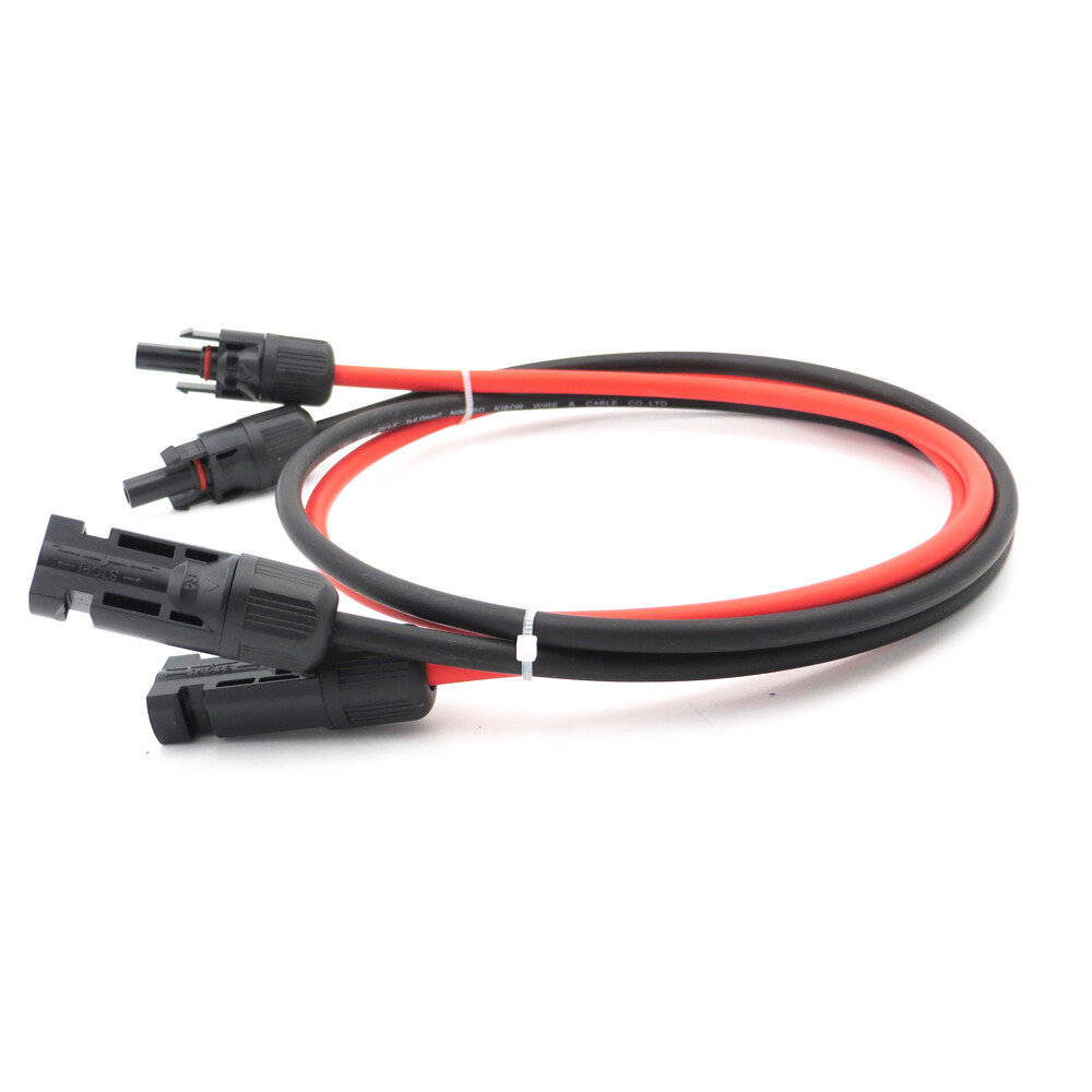 Solar Panel Cable Connectors Wire 10 AWG 12 Guage IP67 5/10/15 ft PV Extensions gallery
