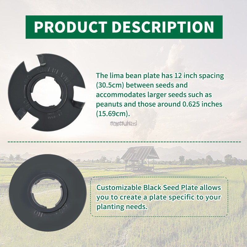 60010 Optional Seed Plate Set Compatible with EarthWay Garden Seeder 1001-B gallery