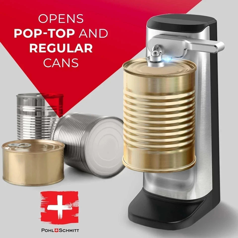 Electric Commercial Can Opener Automatic Smooth Edge Under Cabinet Heavy Duty gallery