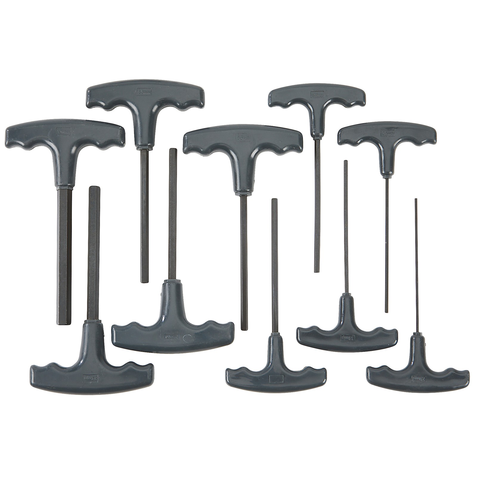 Ironton 10-Pc. Metric T-Handle Hex Key Set gallery