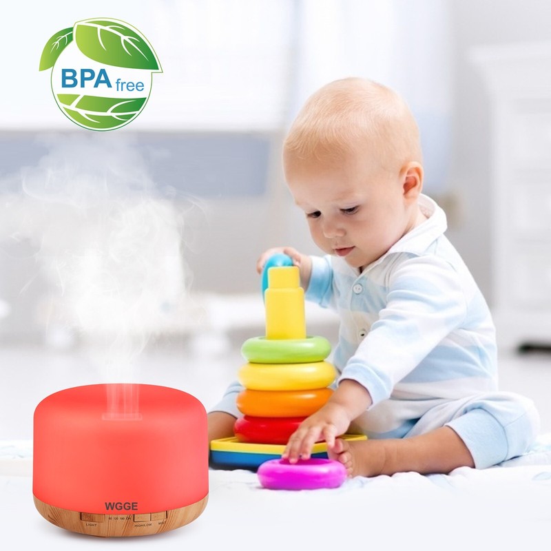 Essential Oil Diffuser 500ML Aromatherapy Diffuser Mist Humidifiers 7 Color LED gallery