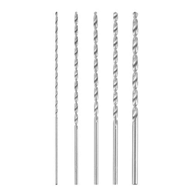 5pcs set Extra Long Precision HSS Twist drill bit 2mm,3mm,3.5mm,4mm,5mm A672 gallery