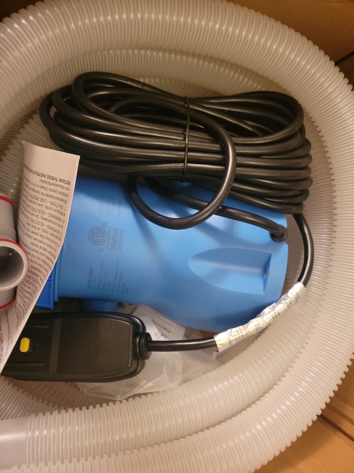 300 GPH Pool Filter Pump for Small Above Ground Pools, ETL Certified Pool Cartri gallery