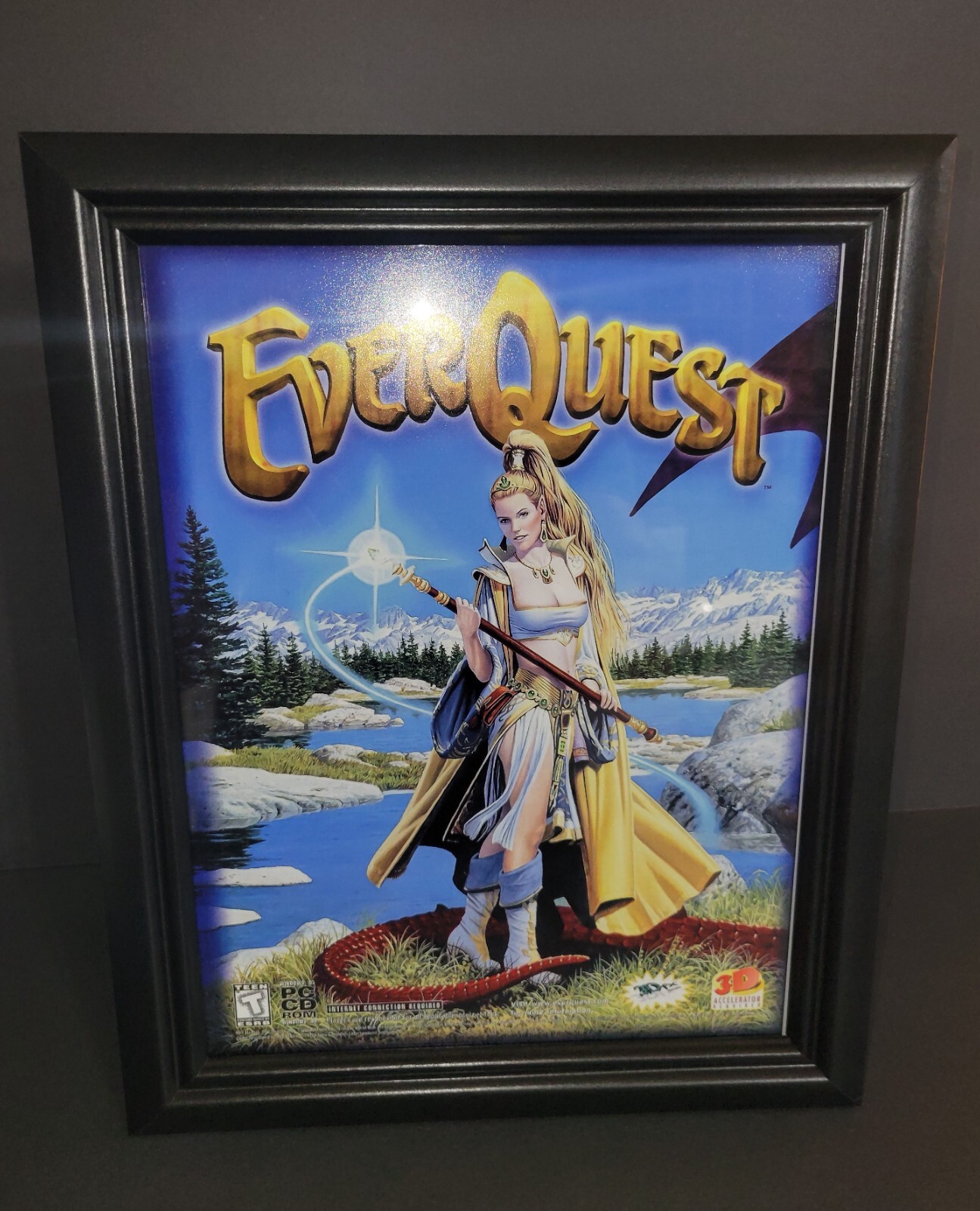FRAMED - Everquest (The Original) PC Game 1998 Big Box Game Art Print Poster gallery