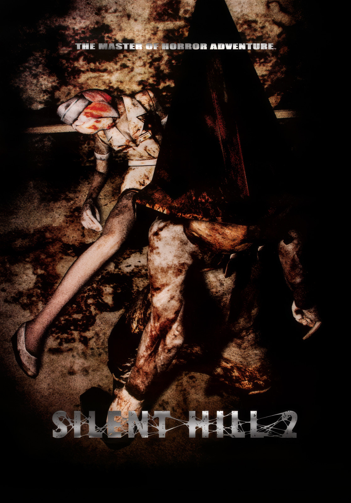 Silent Hill 2 Poster Pyramid Head Bubble Head Nurse Horror Game Print 11 x 15.7" gallery