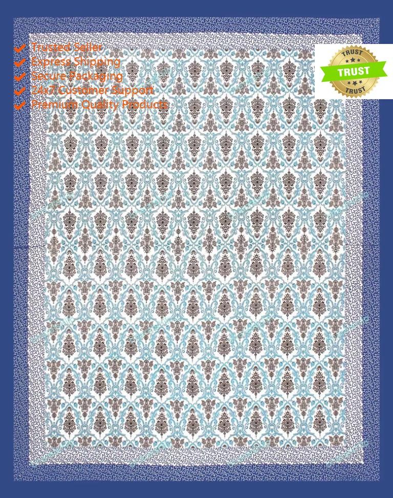 Mandala Cotton Double Bedsheet With 2 Pillow Cover Buti Design gallery