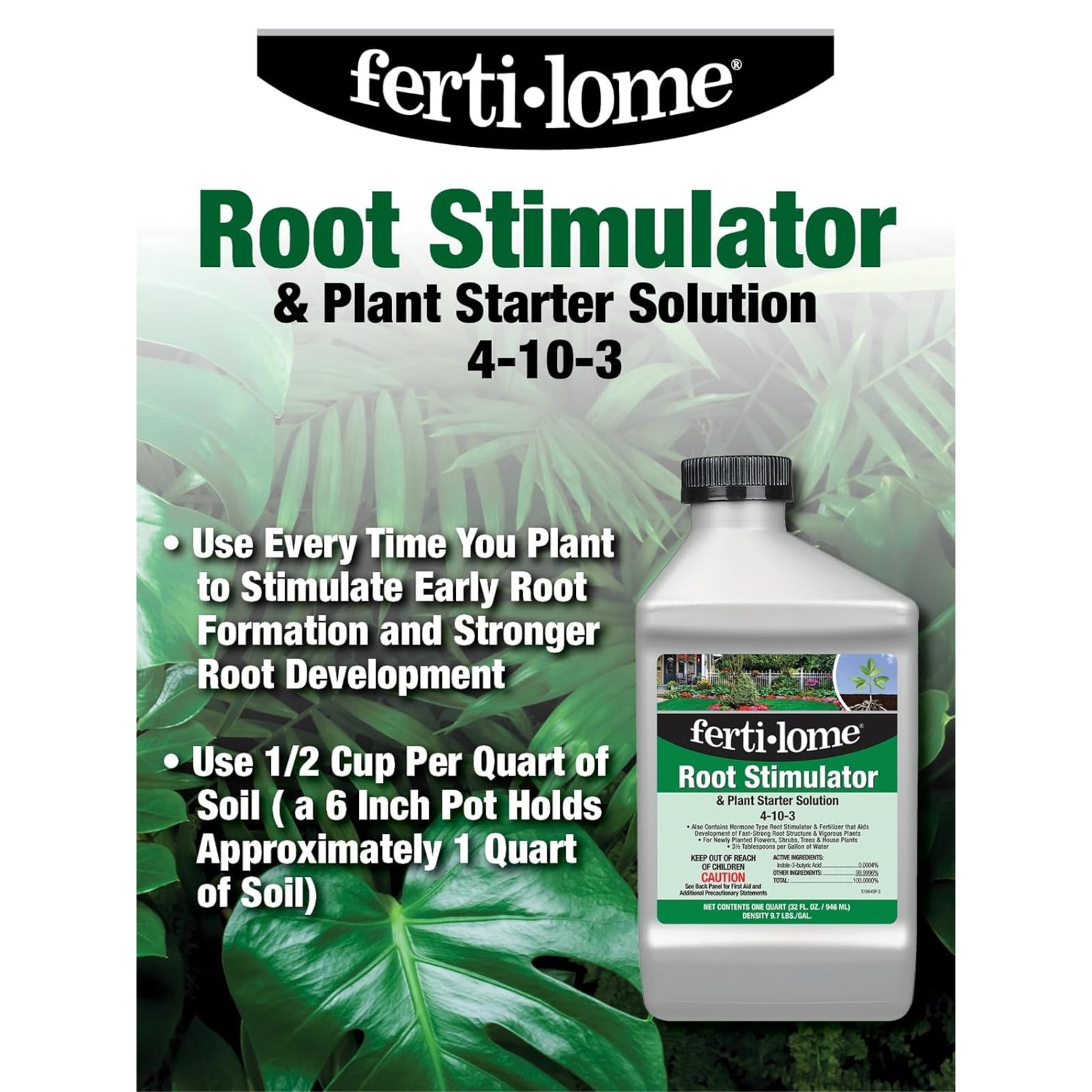 VPG 10650 Fertilome Concentrate Root Stimulator & Plant Starter Solution, 1 GAL gallery