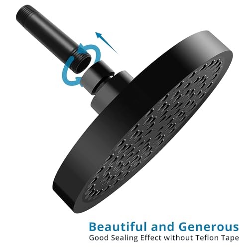 Straight Shower Arm with Flange, Ceiling Mount 3" Round Matte Black 3 Inch gallery