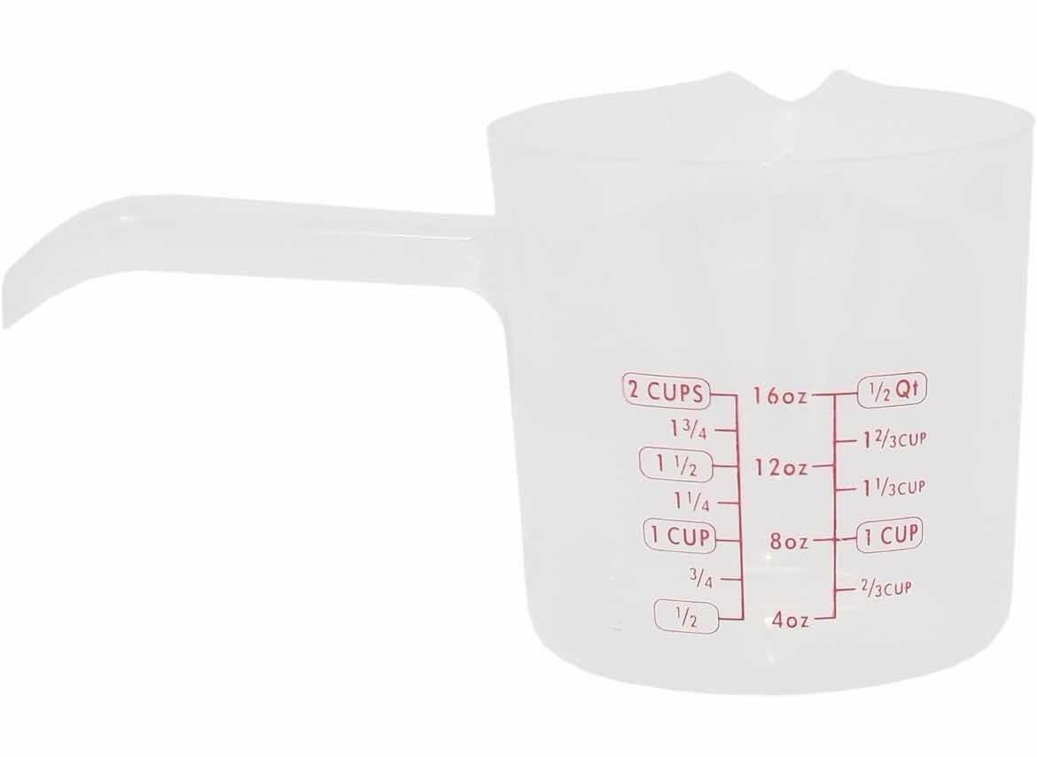 2 CUP MICROWAVABLE MEASURING CUP PERFECT FOR MELTING CHOCOLATE OR BOILING WATER gallery