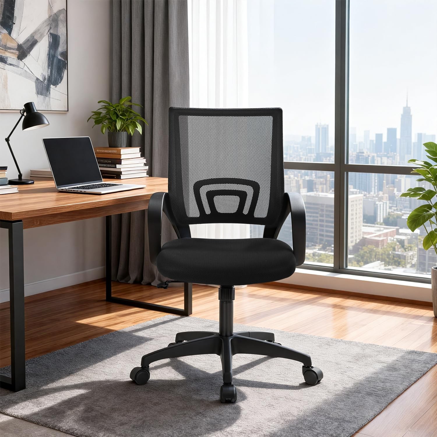 Bestoffice Ergonomic Office Chair Mid-Back Swivel Desk Chair Breathable gallery