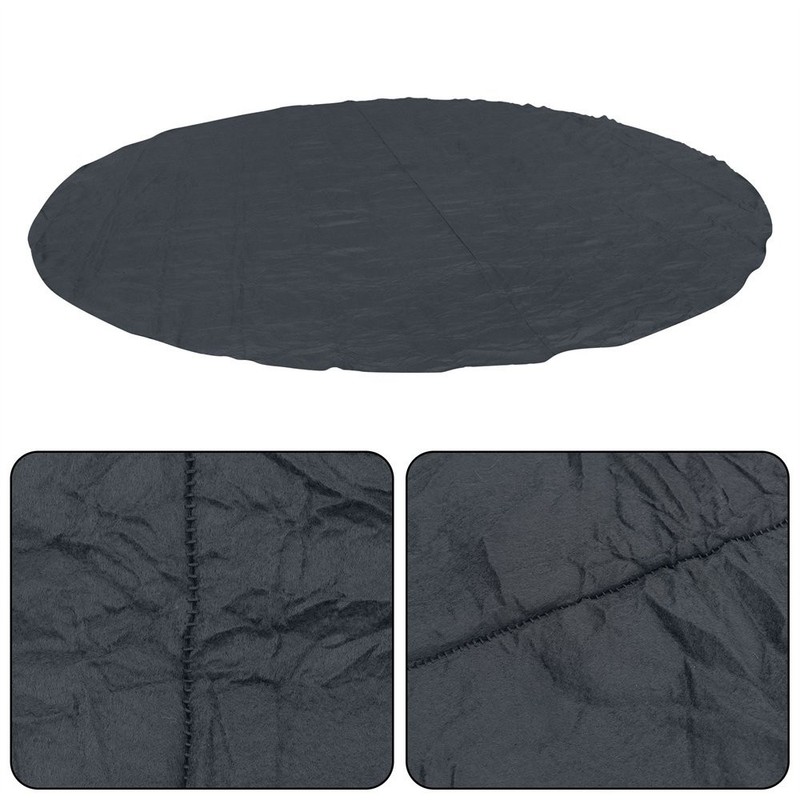 16 FT Black Thicker Pool Liner Pad For Ground Swimming Pools Extends Liner Life gallery