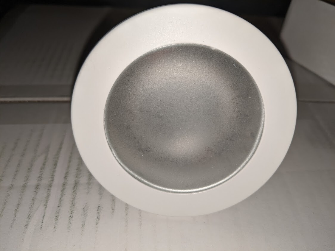 3" in Round Line/Low Voltage White Shower Trim- With Frosted Glass (6 Pack) gallery