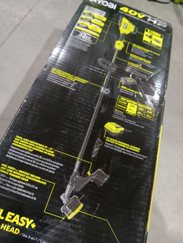 RYOBI 40V HP Brushless 17” String Trimmer Kit (RY40HPST02K) - Tool Only, NEW! gallery