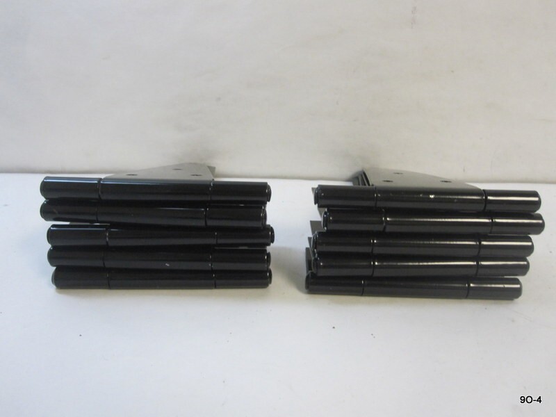 10 Pack T-Hinges 8" Powder Coated Black NO MOUNTING HARDWARE gallery