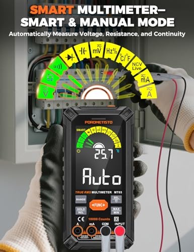 Digital Multimeter Tester 10000 Counts TRMS, Smart Multimeter MT03 gallery