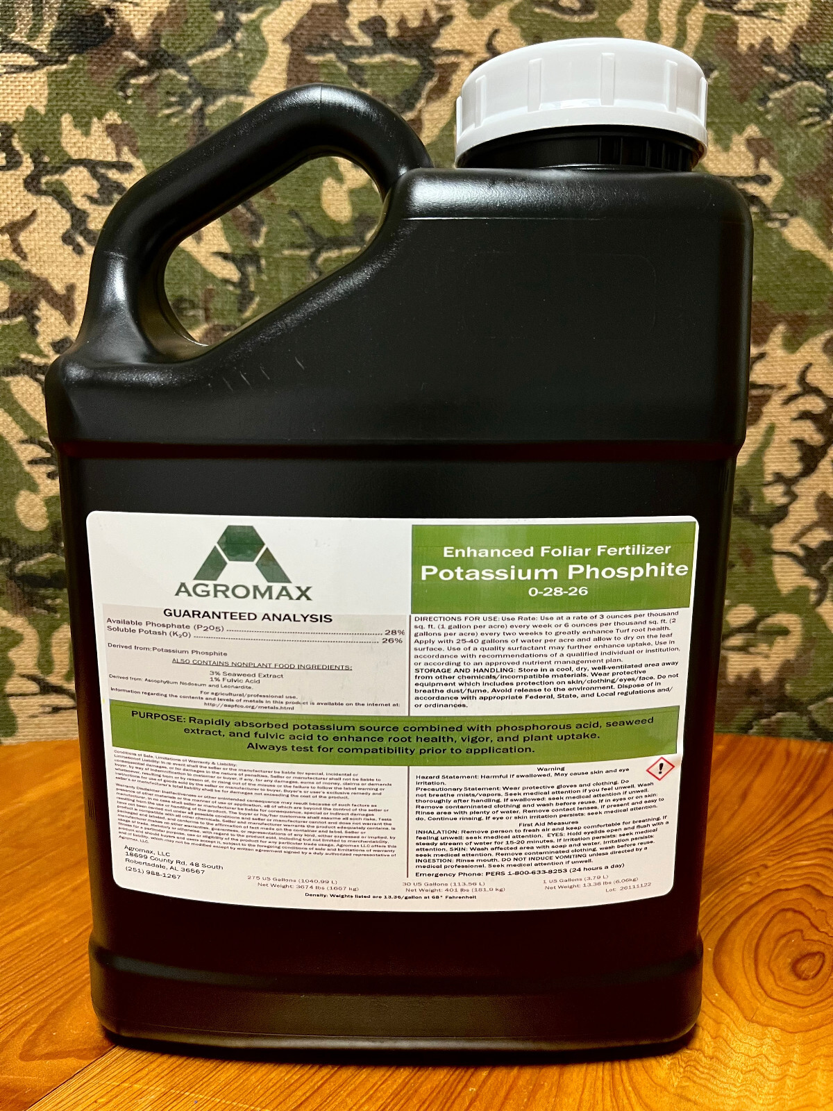 0-28-26 Foliar Phosphite with Potassium Liquid Fertilize -Turf Builder- 1 Gallon gallery